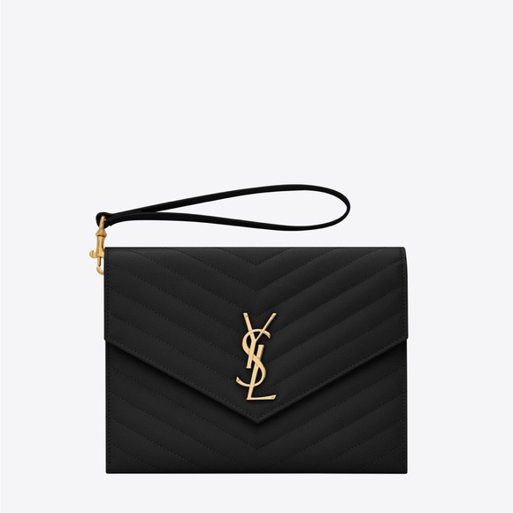 CASSANDRE MATELASSÉ FLAP POUCH IN QUILTED GRAIN DE POUDRE EMBOSSED LEATHER - Picture 1 of 1